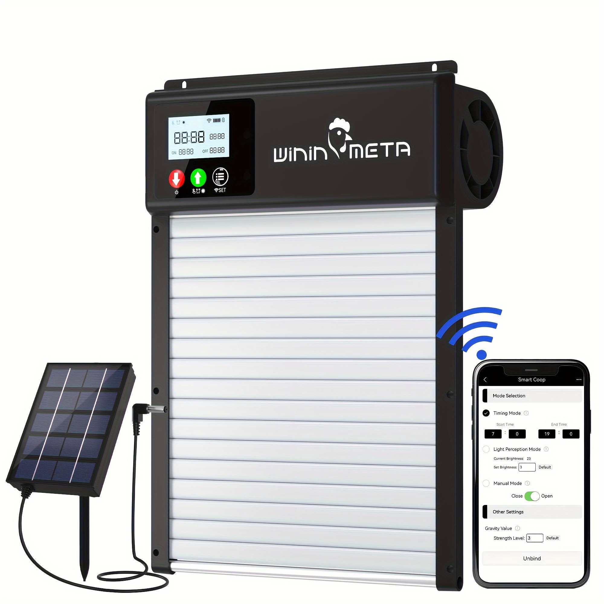 Hitish Automatic Chicken Coop Door Opener With Remote