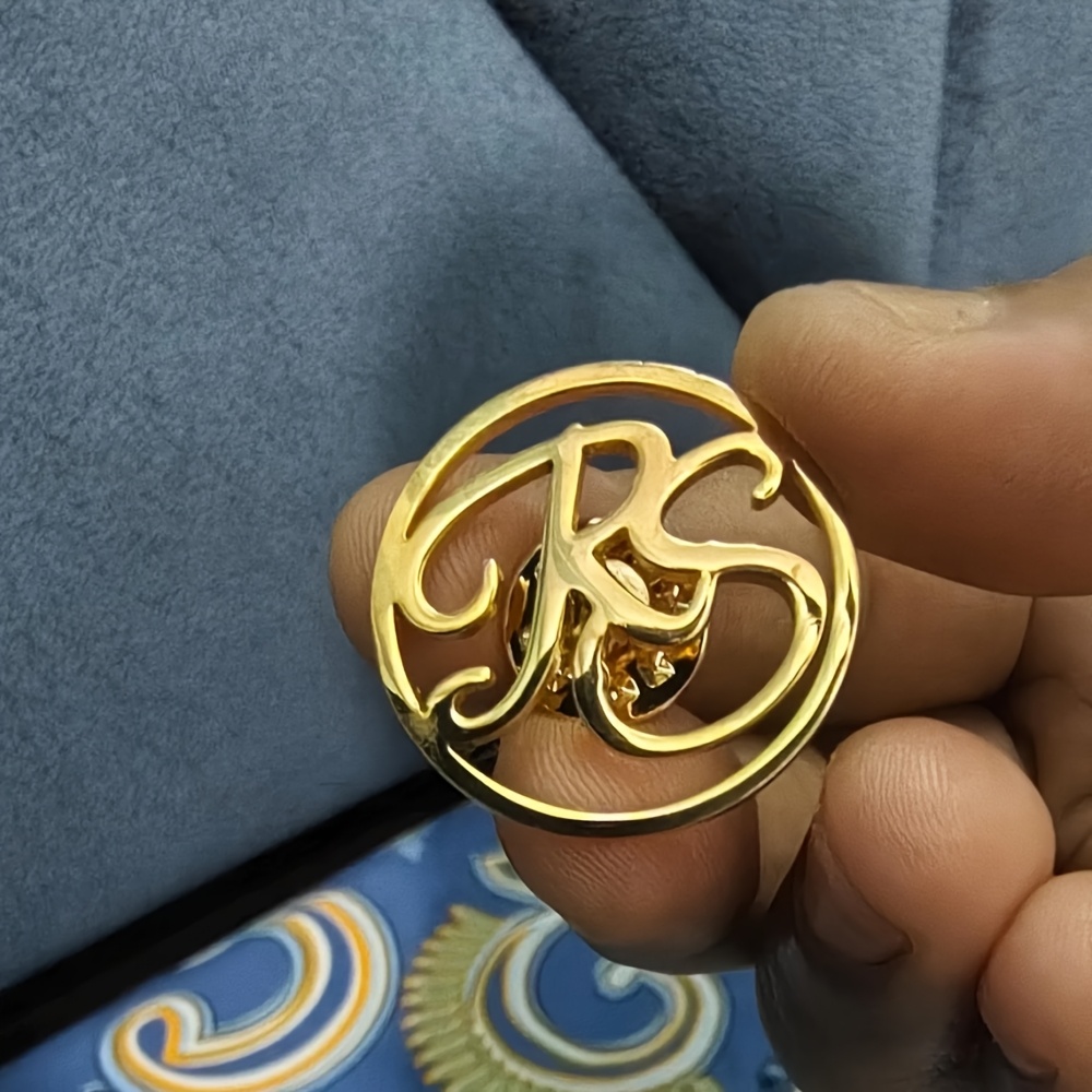 TEMU Personalizzata con - Elegante per e Donne, per , , Giacca e Blazer, Regalo per Natale, Festa del Pap�, San Valentino (Lettere A-Z)