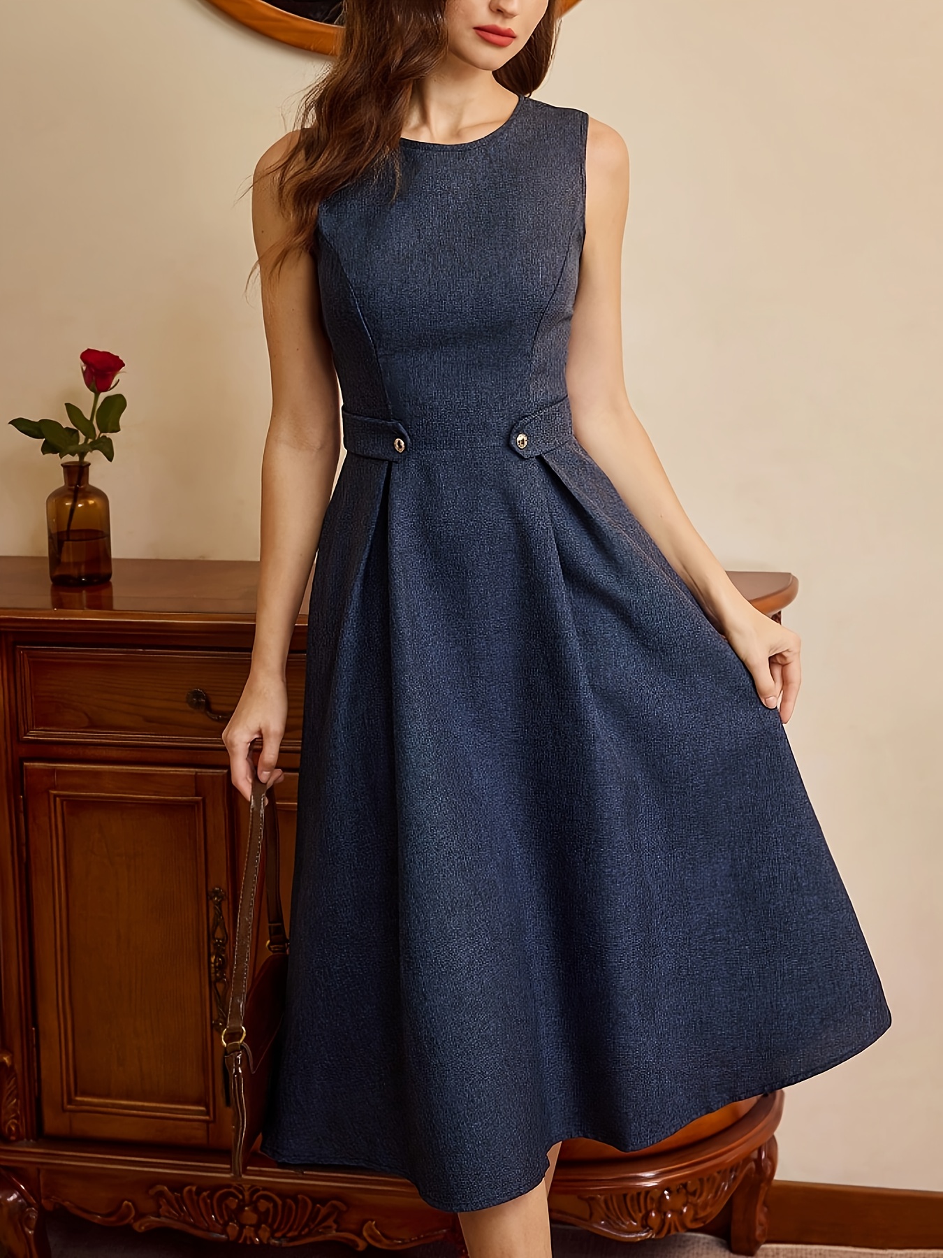 women midi dresses sold on Temu Canada