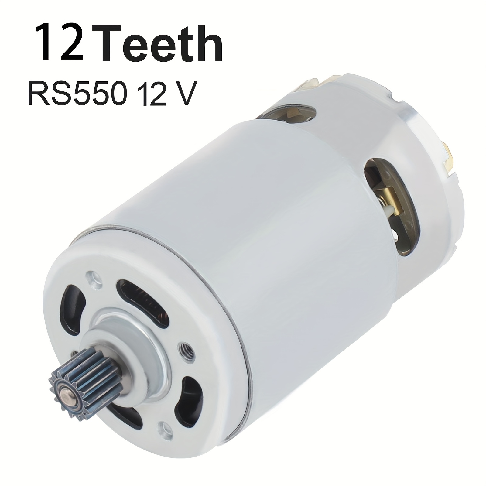 RS550 motor 12V/21V mikro električni motorji za izvijače z 12-zobnim menjalnikom z visokim navorom