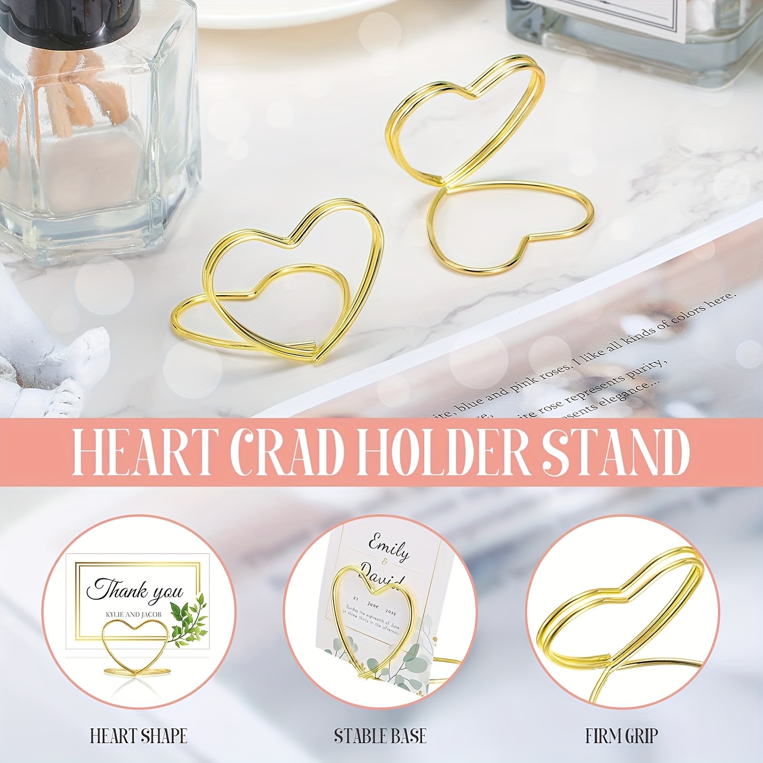 Accessoire Bureau Design Porte-cartes De Visite Métallique Belle