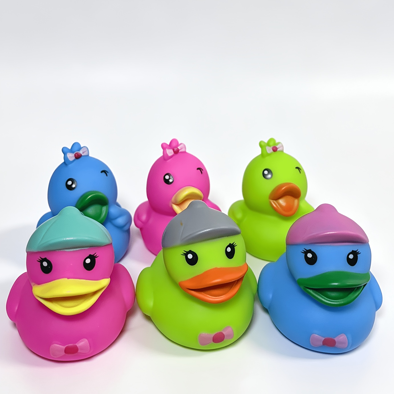 TEMU 6pcs Collectible Doll Colorful Creative Decoration Set, Home Desktop Office Desk Decor Ornament, Car Ornament, Holiday Decoration Ornament,