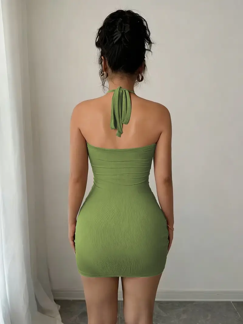 shape olive woven corset detail tie side bodycon dress PrettyLittleThing | Dresses | Shape Olive Woven Corset Detail Tie Side Bodycon Dress