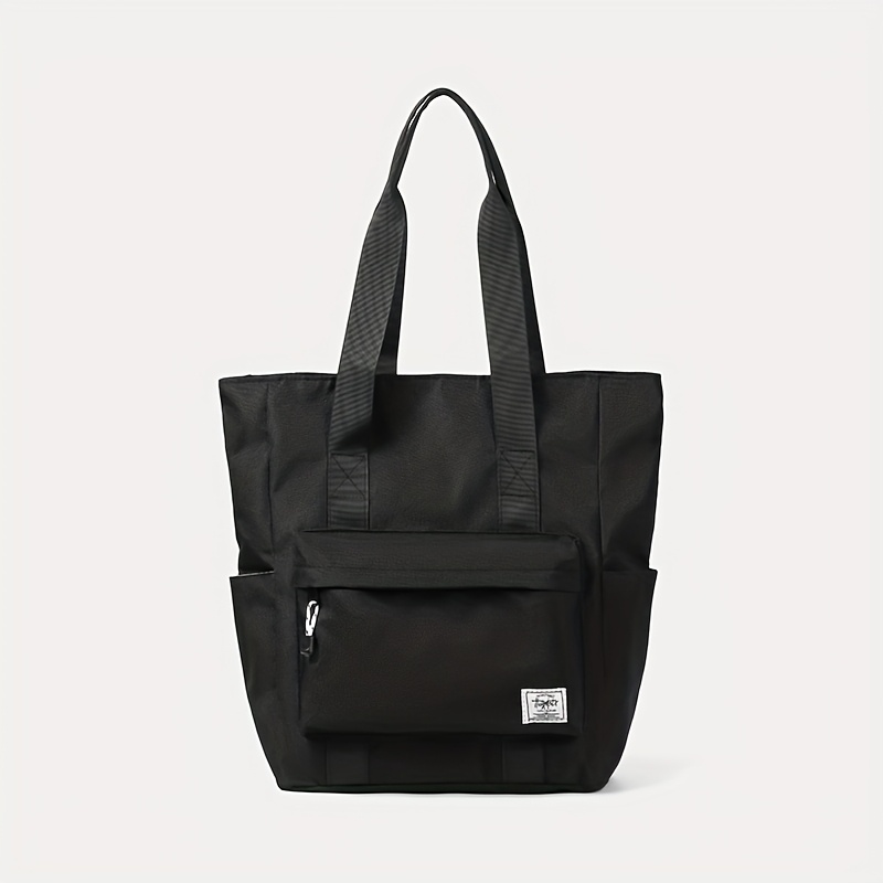 Image of Men's Large Capacity Multi-pocket Easy Commuter Tote Bag For Daily Casual Vacation Short Distance Travel College Style Fashion Single Shoulder Bag