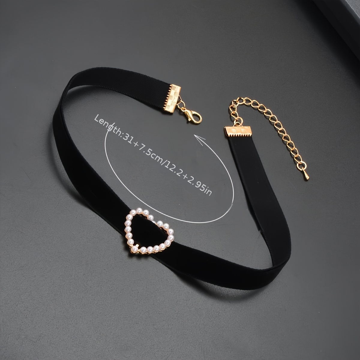 retro jewellery black choker velvet necklace 90s Temu Australia