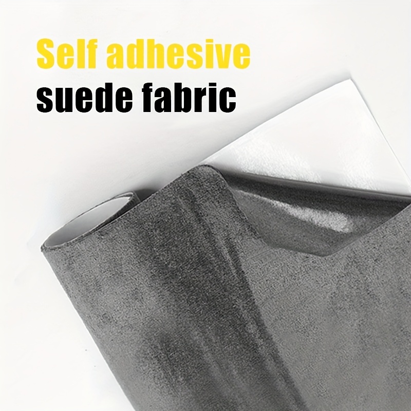 

1 Roll Self-adhesive Suede Fabric, 19.69x78.74 Inches - Ideal For Car Interior Renovation, Gift Boxes, Jewelry Displays & Sofa Repairs, Only, Solid Color