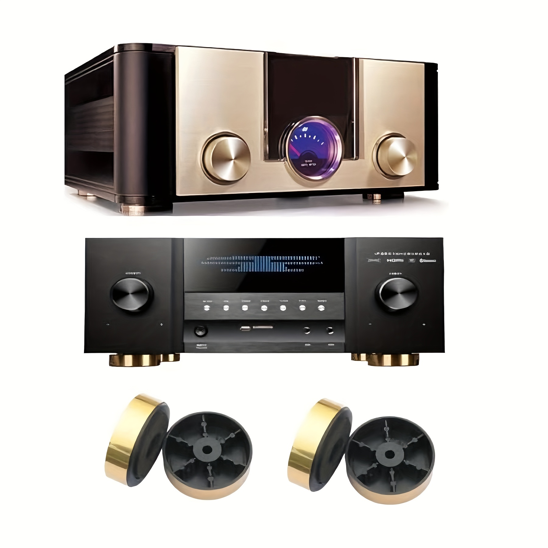 4PCS 40X20mm Piedi Di Isolamento HiFi AMP Supporto Giradischi Piedi