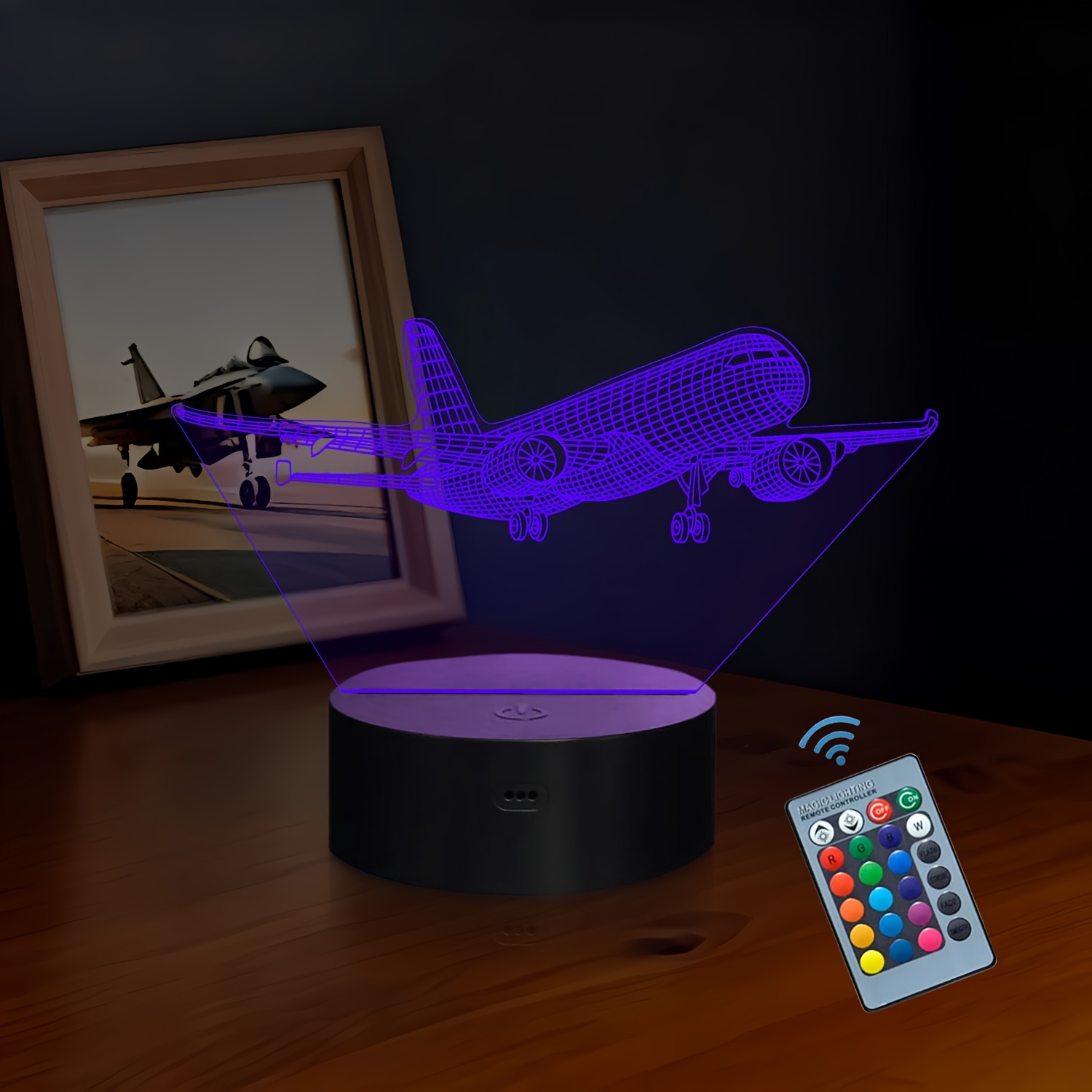 Airplane night light detail