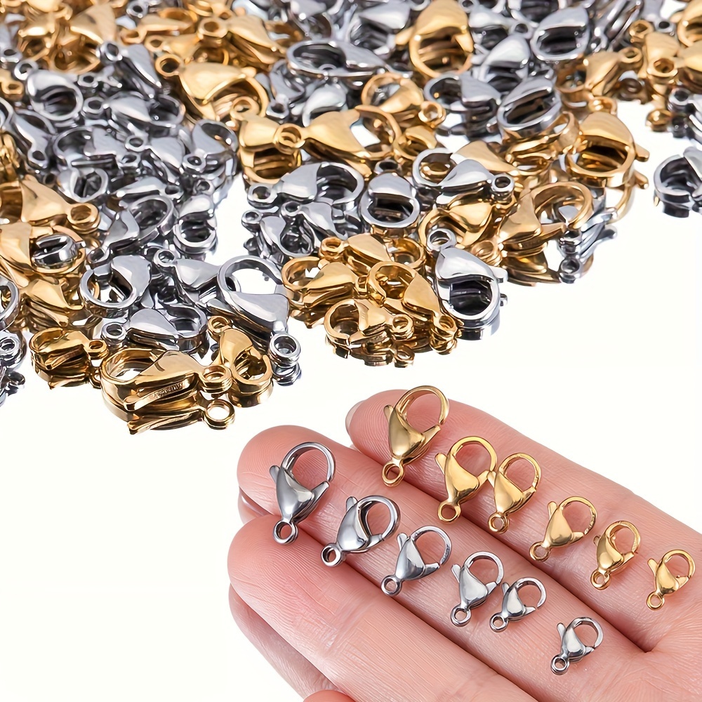 Jump Rings 700-Piece Jewelry Clasp Set 12mm Lobster Claws