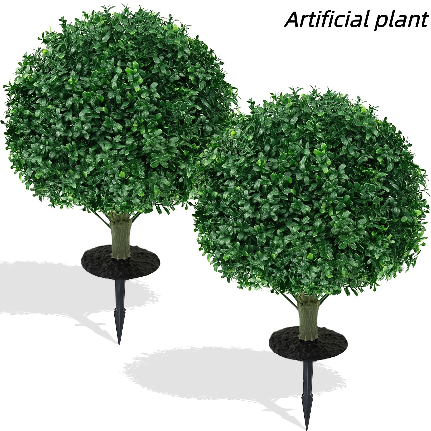 artificial outdoor shrubs sold on Temu United States