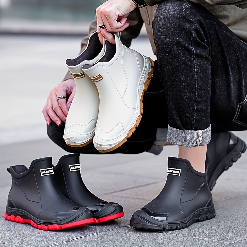 Women S Lightweight Pvc Anti Slip Rain Boots Short