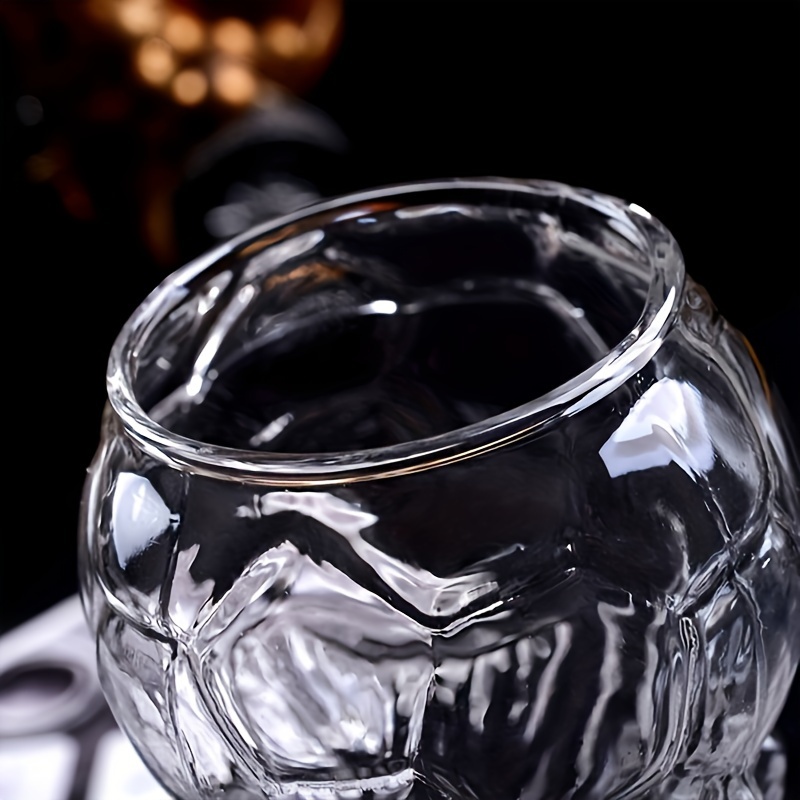 glass beer mug novelty football shaped pint glass for sports enthusiasts sturdy clear glass drinkware ideal for bars parties outdoor events no pattern 1 piece details 4