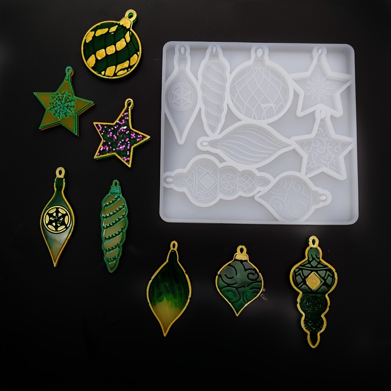 

Ocean-inspired Diy Silicone Mold Kit - Conch, Starfish & Snowflake Designs For Plaster Diffusers, Christmas Ornaments & Jewelry Crafting