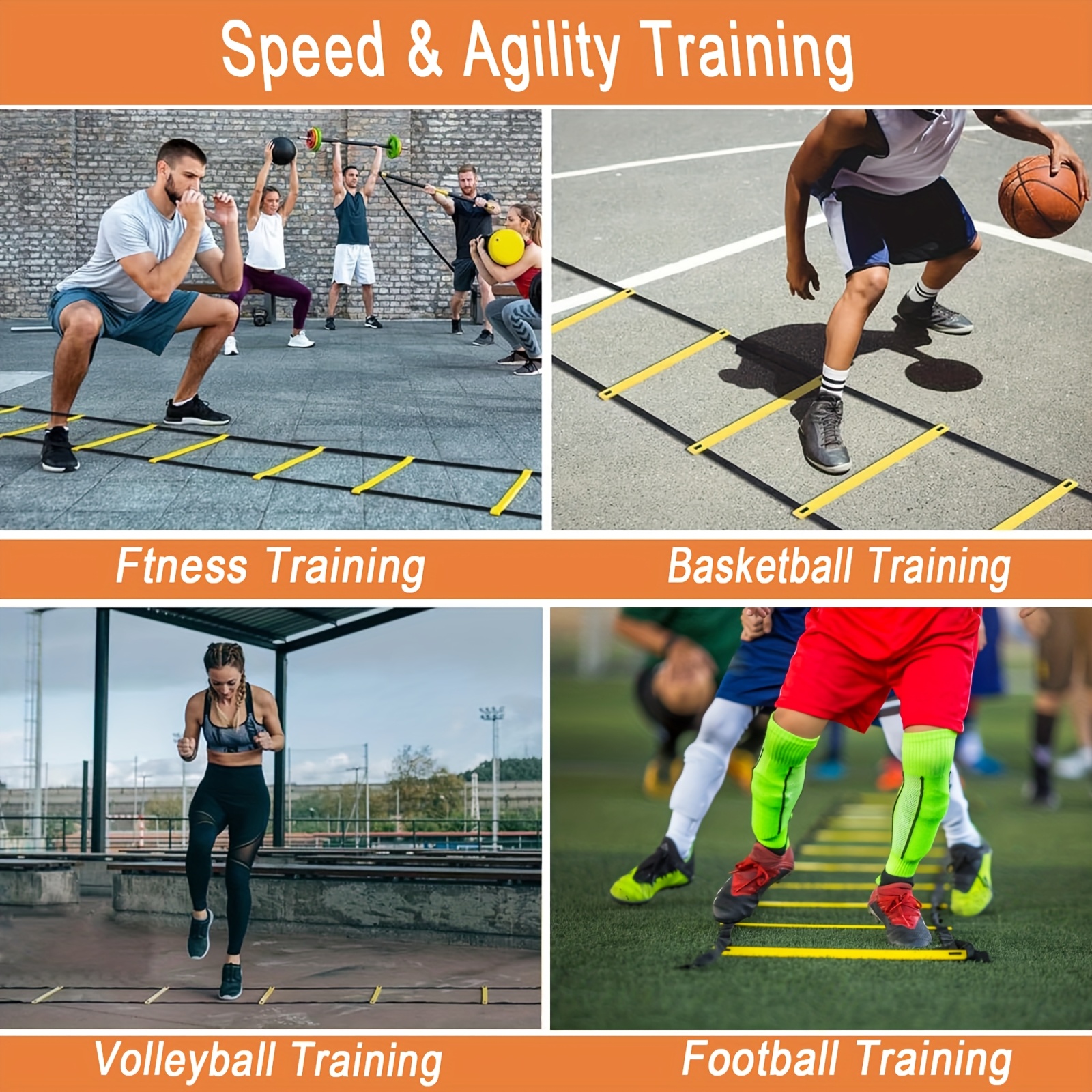 42 pièces set dentraînement à vitesse lagilité en Temu France