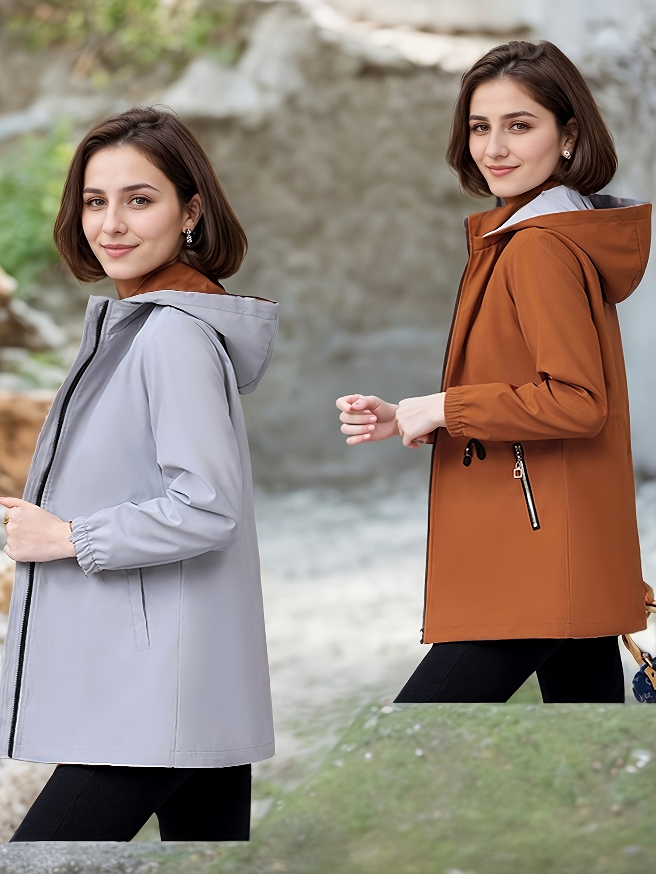 Chamarra elegante y moderna de longitud media, disponible en varios colores