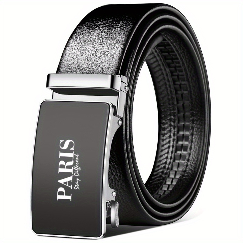 Men's Paris Stay Different Automatic Buckle Belt