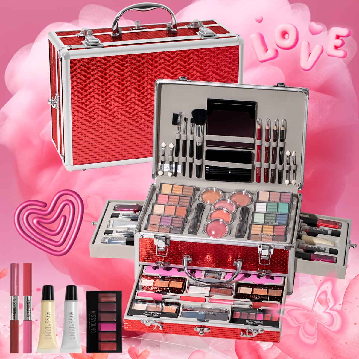 Professional Multi-Functional Makeup Gift Box Set