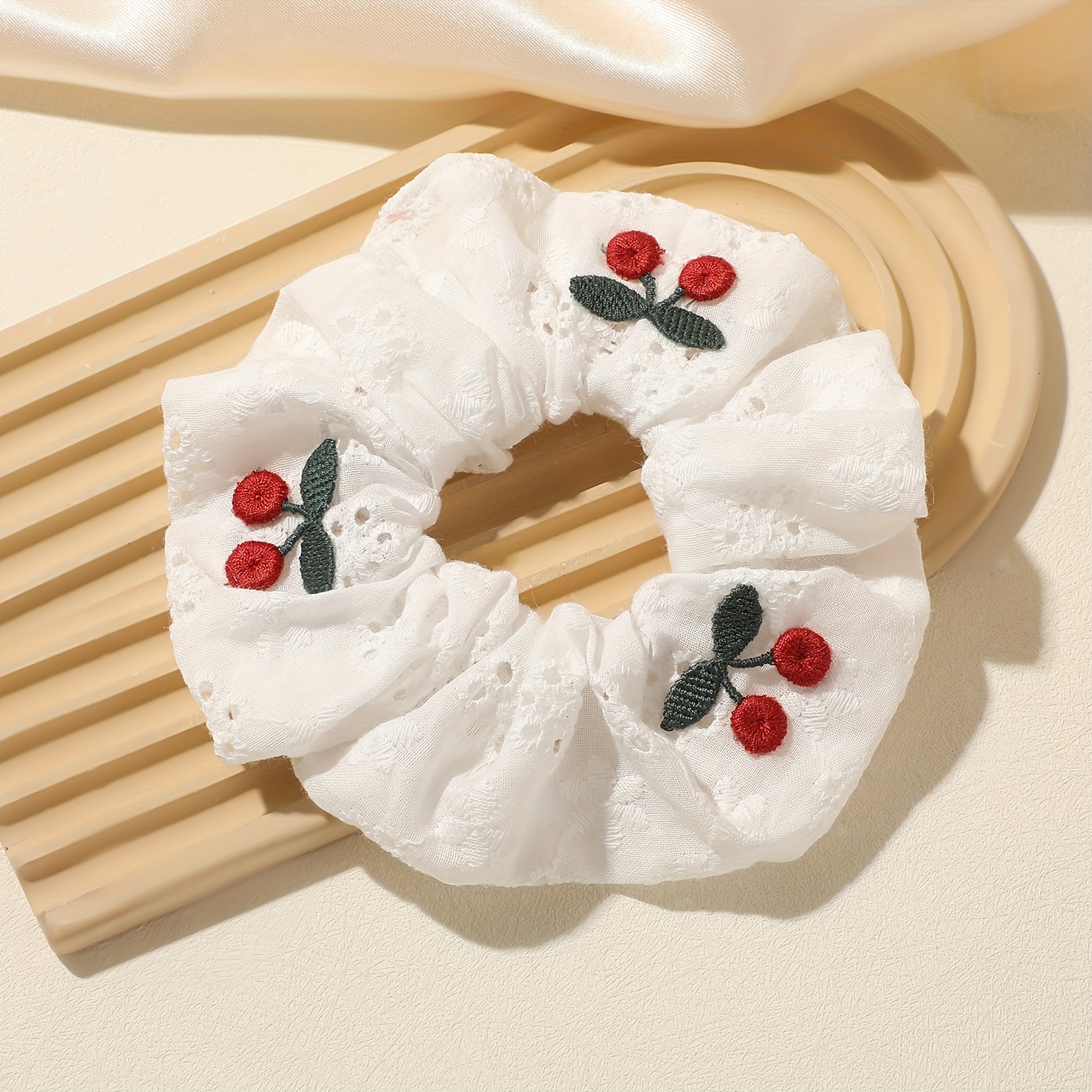 1pc Elegant Ladies Hair Tie - Soft Scrunchie Ponytail Holder, For Women, Wedding, Party, Everyday Hairstyles - Hair Accessories, Cute Hair Accessories, Party Hairpiece, Decorative Hairpiece