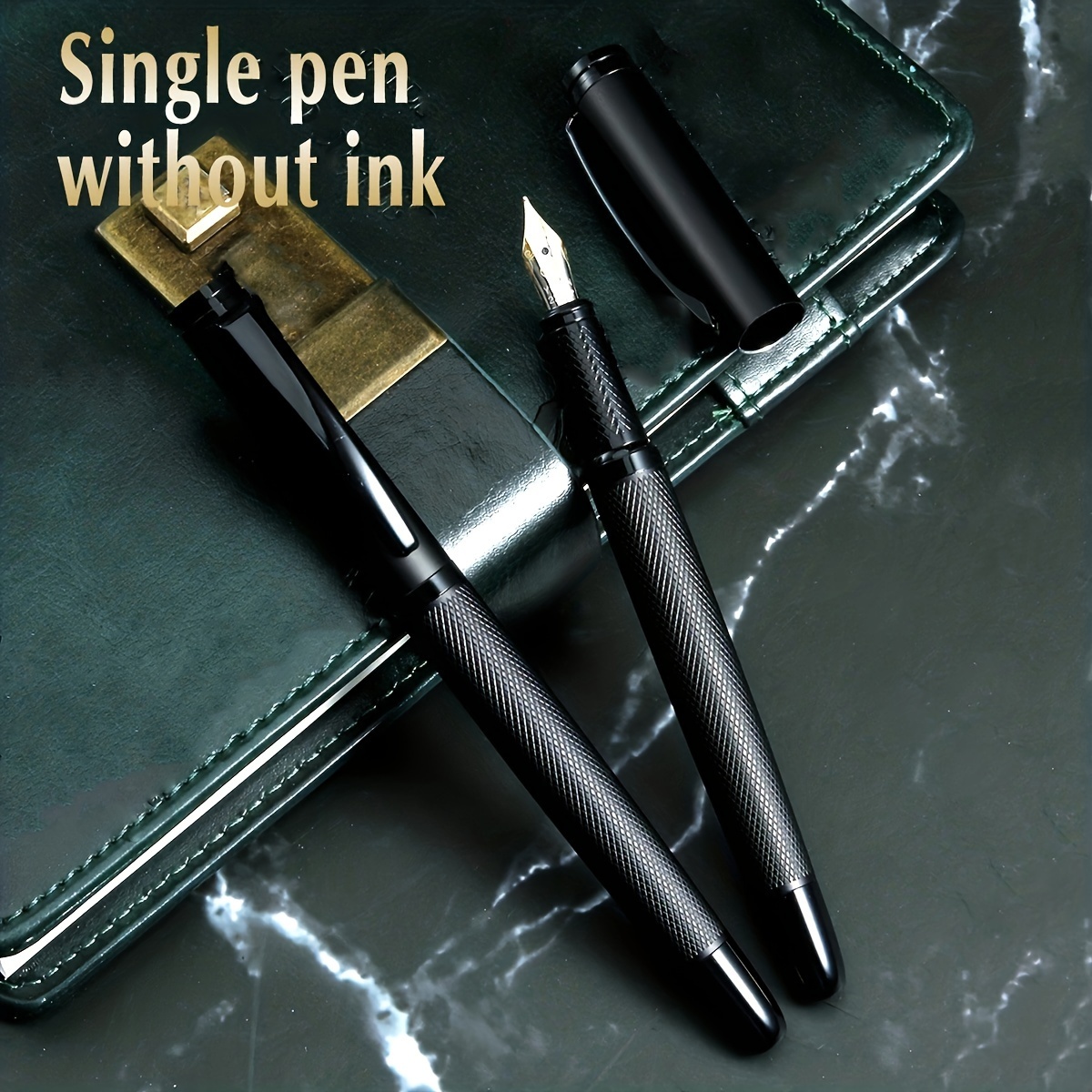 

Matte Black Forest Fountain Pen: Classic Design, Professional & Executive Quality - Perfect Gift For Men & Women!