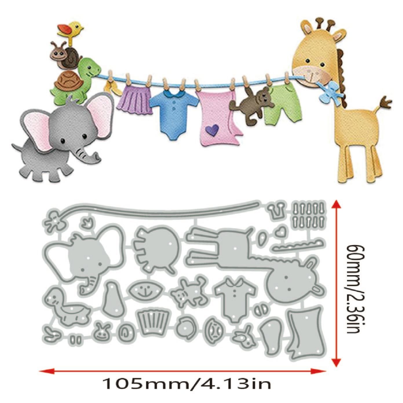 1pc Metal Cutting Dies Animal Diy Paper Craft Knife Mould Blade Punch Stencils Dies