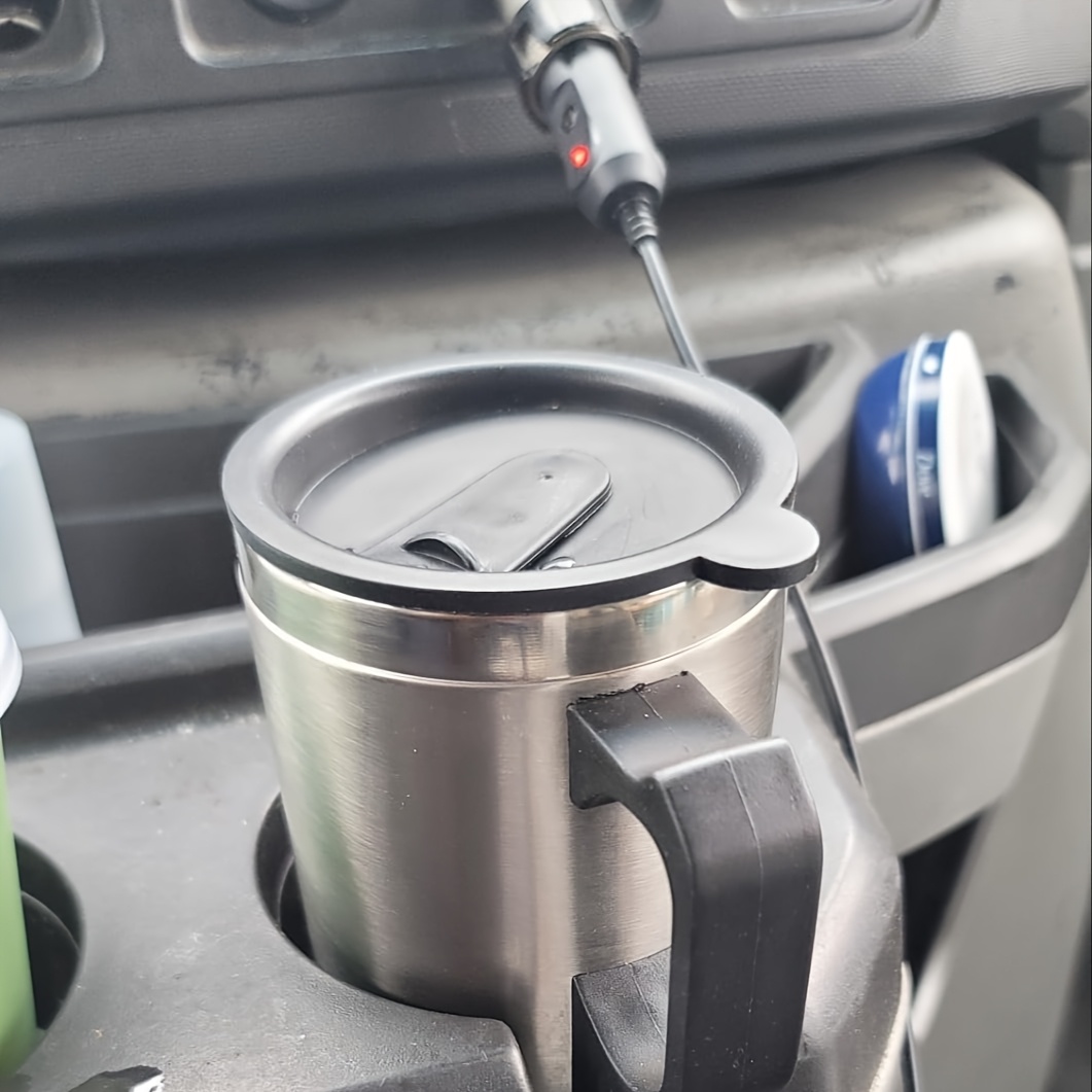 TEMU Upgraded Car Electric Water Kettle With Stainless Steel Coffee, Portable Heating And Insulating. Suitable For Trucks And Sedans. Perfect As A