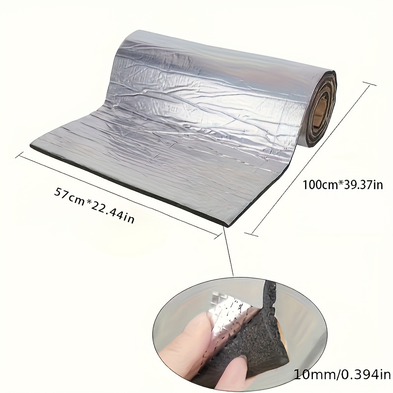 E-shop Auto Schallschutz Kleine Van Tür Schallschutzmatte Auto Wärmeisolierung Aluminiumfolienmatte, Motorhaube Schallschutz, Motor Auto Universal