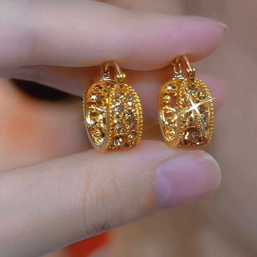 TEMU A Pair Of Ear Studs, Fashionable And Exquisite Versatile Earrings, Women's Jewelry, And Fashionable Items For