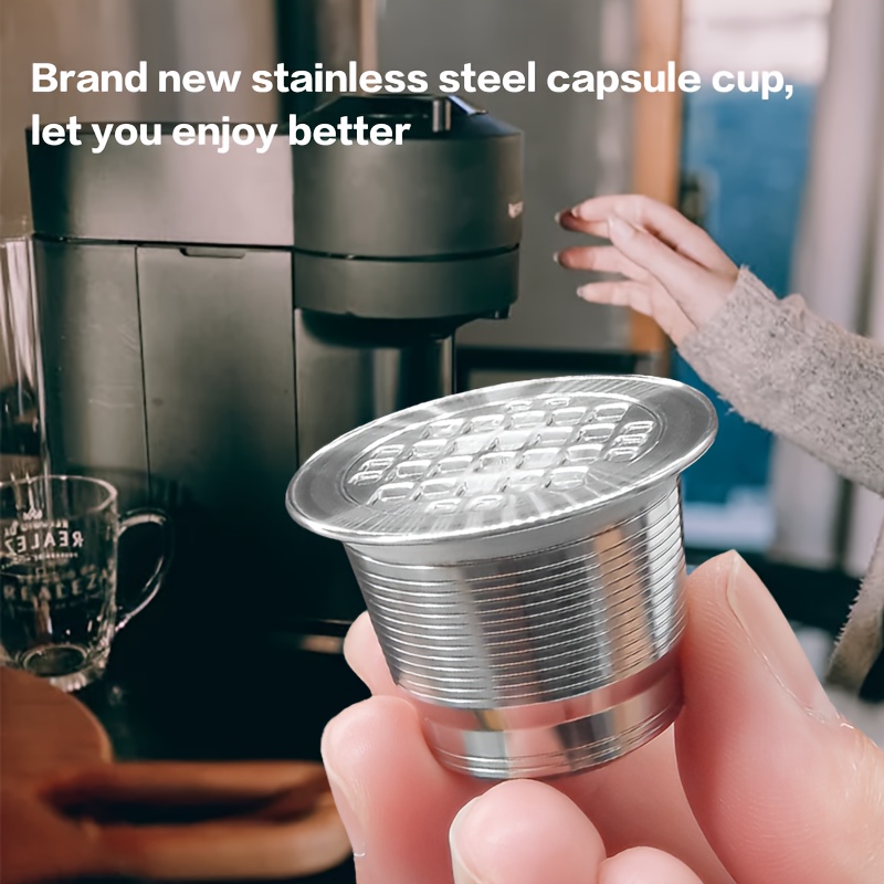 

1 Stainless Steel Capsule Cup For Reusable Refillable Refillable Capsule Filter Filter Accessories