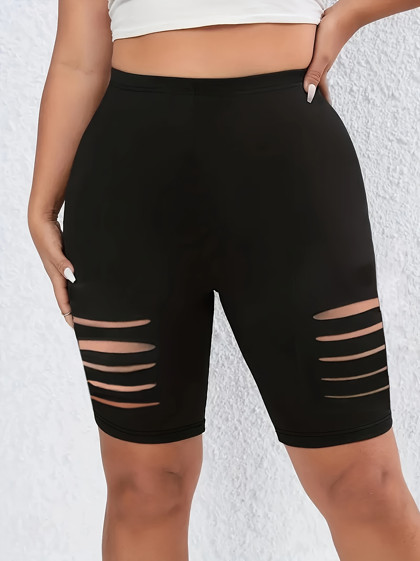 Biker short plus size online