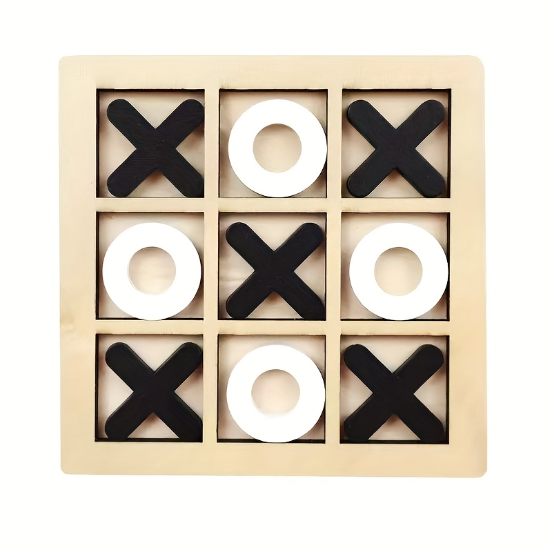 Tic Tac Toe Board Game, Tic Tac Toe Family Game, Classical Family Board Game, Wooden tic-tac-toe game, Christmas and Halloween gifts