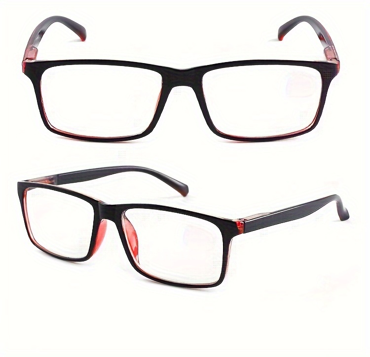 Set of 2 Both Men And Women, Featuring Spring Hinges, Suitable for, in Black And Red, Designed for Presbyopia., Christmas Gifts