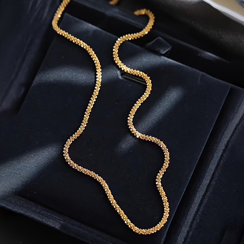 High-Quality Stainless Steel, Sparkling Minimalist Star Necklace for Men and Women - Father's Day Gift, Hot-Selling Trendy Classic Shimmering Celestial Chain