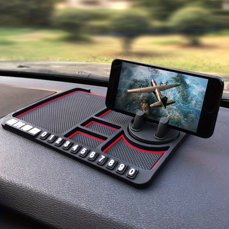 

Innovative And Cool Multi-functional Dashboard Storage Pad For Mobile Phone, Car Anti-slip Mat, Moving Car Plate, And Temporary Parking Plate