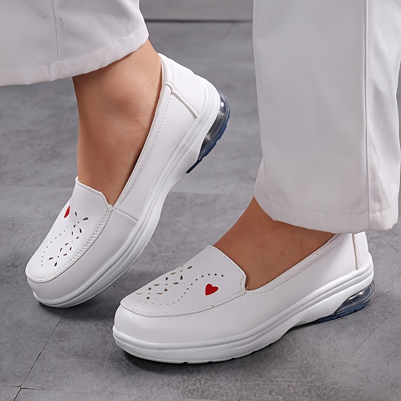 sandálias brancas femininas para enfermeiras slip on de Temu