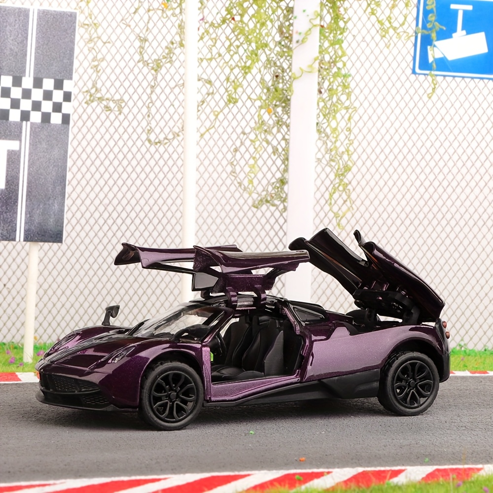 Simulation 1:43 Alloy Wing Door Sports Car 3 Door Car Model Rebound Toy Car Ornament Car Model Toy Birthday Gift