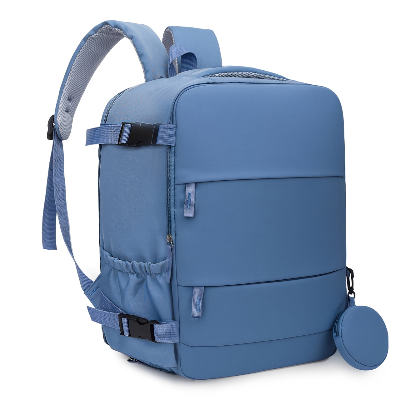 TEMU Mochila para mujer, Bolso de , Mochila de viaje unisex con bolsa, Compartimento para zapatos, Compartimento de de 180°, Bolso de senderismo para