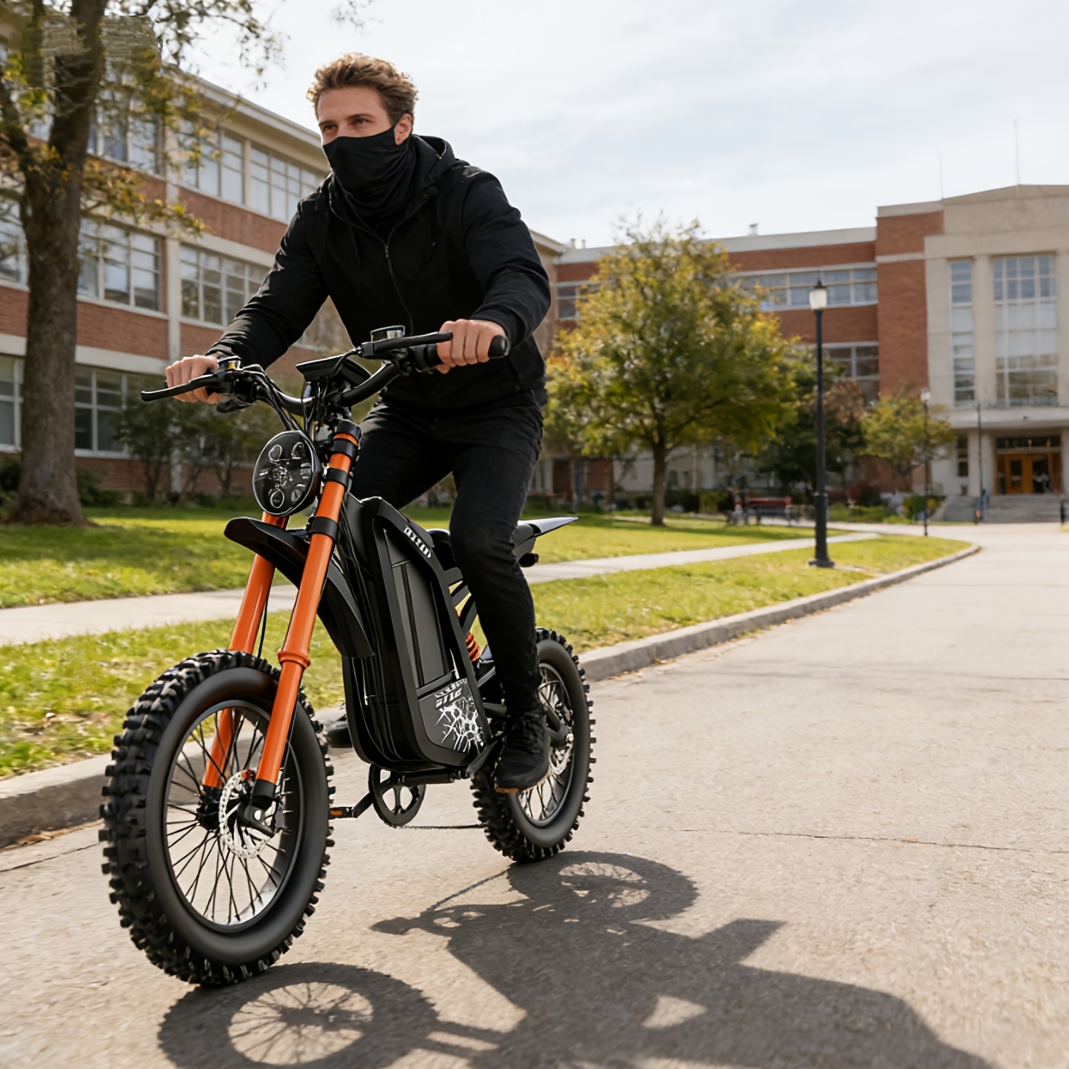 electric bike for adults 749w   motor 27 9mph   48v 25a removable battery up to 75 miles long   headlight taillight 16 tire off road e bike Product details 1