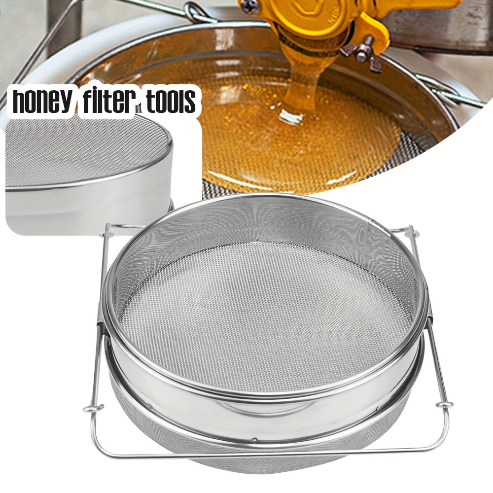 

1 Pack, Beekeeping Tools Double Layers Honey Filter Stainless Steel Honey Strainer Beekeeping Supplies