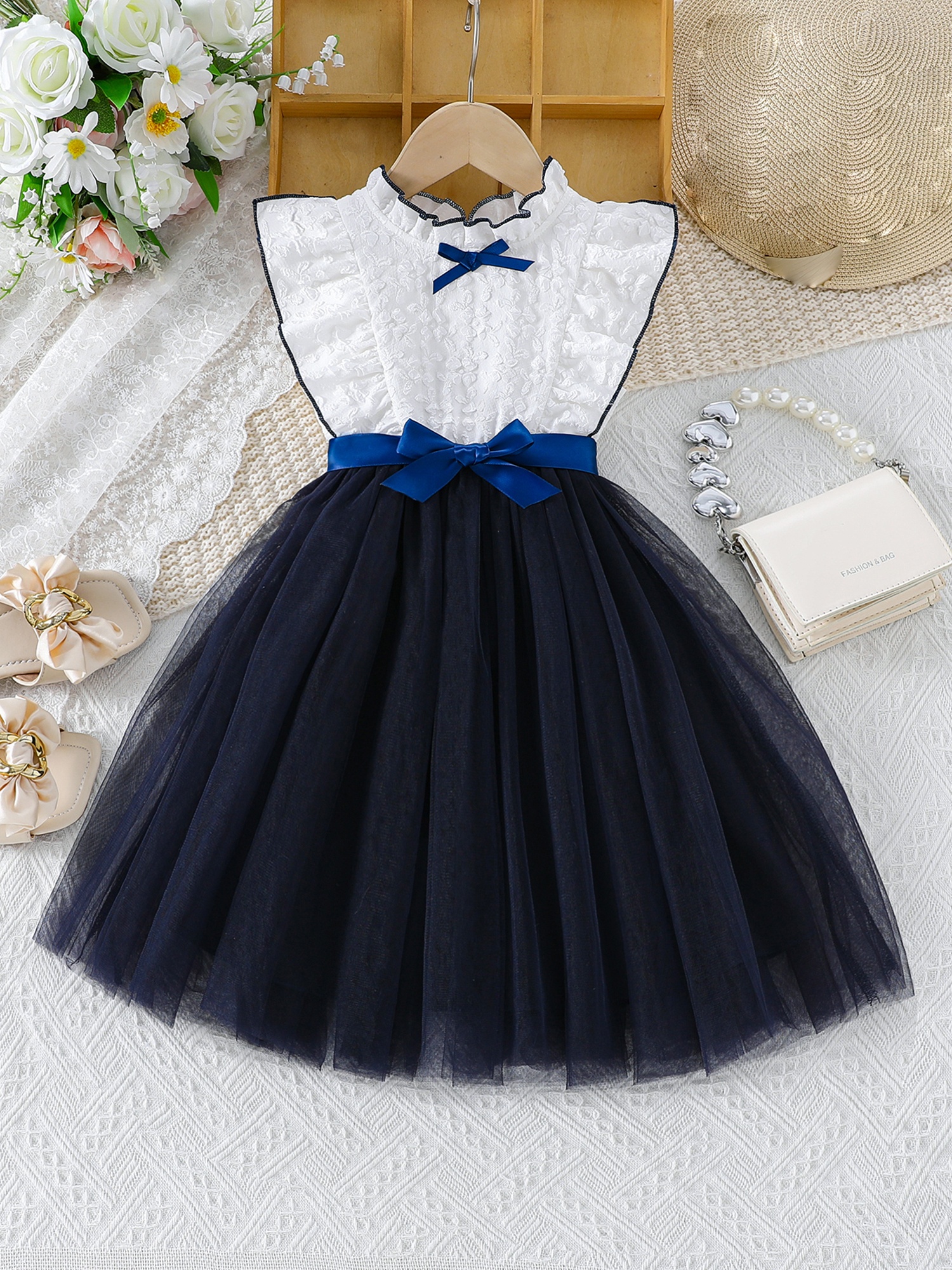 green emerald velvet dress Lacey Strawberry Pocket Dress | 4T main image 1