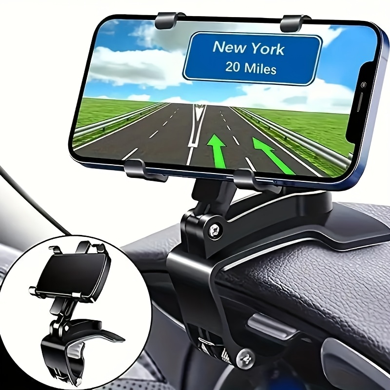 

Car Dashboard Phone Holder - Safe And Adjustable Bracket, Suitable For Iphone, Samsung , Etc. - , Design