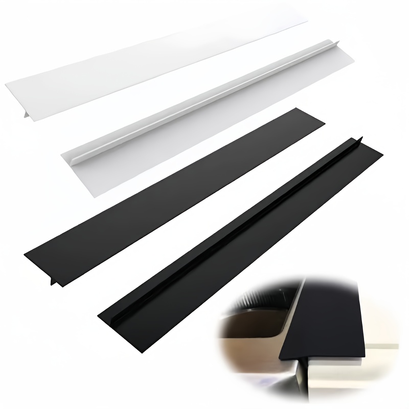 TEMU 2pcs Silicone Stove Gap Covers, Heat-resistant Oven Gap Filler Seal For Stove And Counter, Premium Material, Effective Stain Prevention, Easy To Clean, Easy To Cut