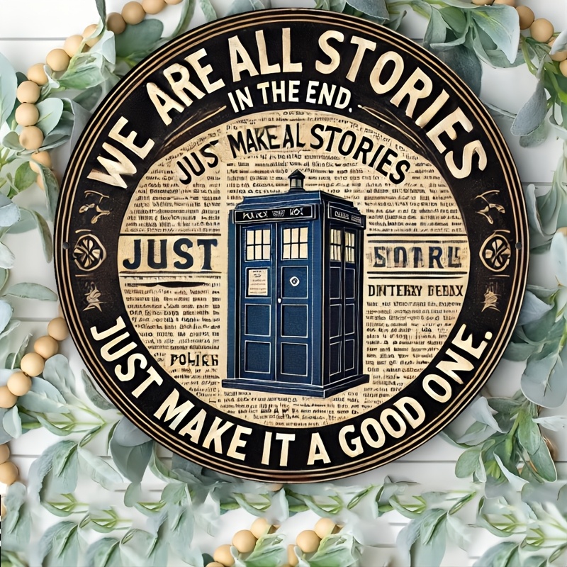 

Room Decor 1pc Inspired Aluminum , " All Stories" Quote, Ideal For Decor, Perfect New Year Gift