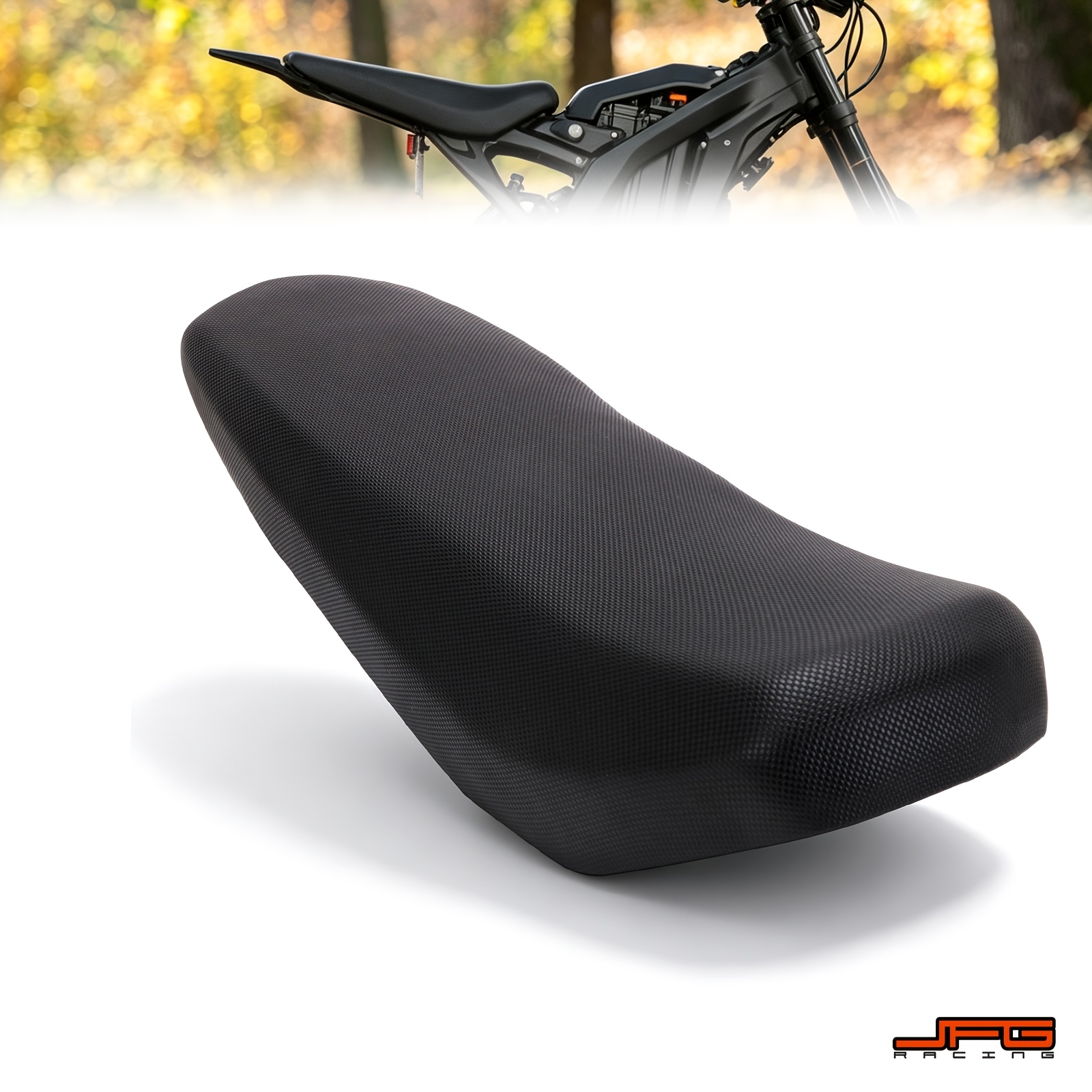 TEMU Thickened Full Faux Leather Seat Cushion Designed For Sur-ron Electric Dirt Bikes, Compatible With X And , As Well As And X260