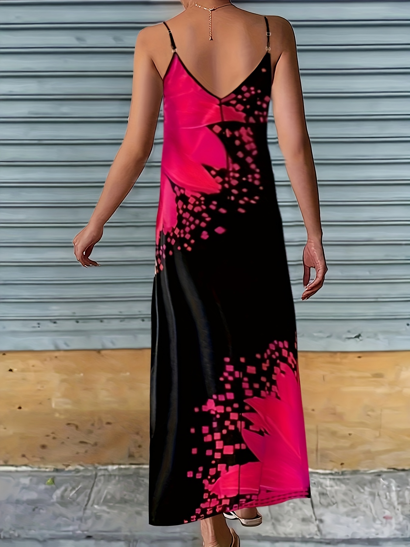 champagne maxi dress long sleeve Blake