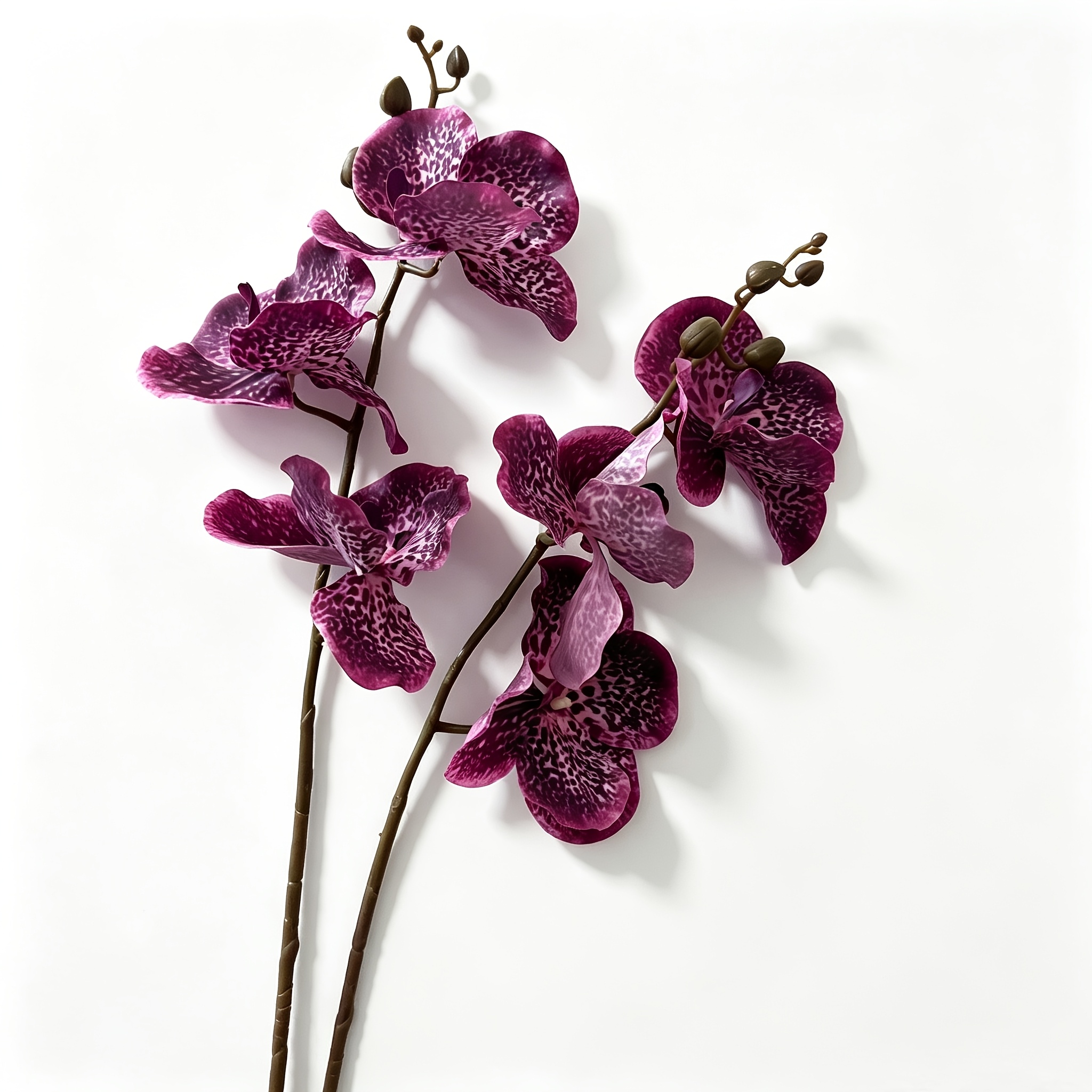 TEMU 2pcs, Artificial Flowers, Orchid, Large Flower Head, Free Styling, , Fall Winter , Wedding, Thanksgiving, Faux Orchid, Floral Arrangement, Home