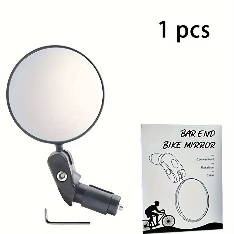 1pc/2pcs Bicycle Rearview Mirror Adjusting Rearview Mirror Reflector Rearview Mirror Handlebar Mirror Riding Supplies