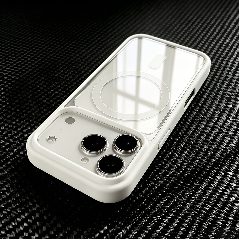 E-shop Handyhülle - Leichte Luxus Handyhülle - Premium Klares Magnetisches Kabelloses Ladehülle für iPhone 17 Pro Max/Air/15/14/13/12/11/16 Pro Max