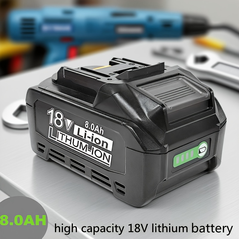 1 Pack 8.0ah Battery Replacement For Makita 18v Battery Compatible With 18 Volt Bl1860b Bl1850b Bl1840b Bl1830b Bl1815b Batteries