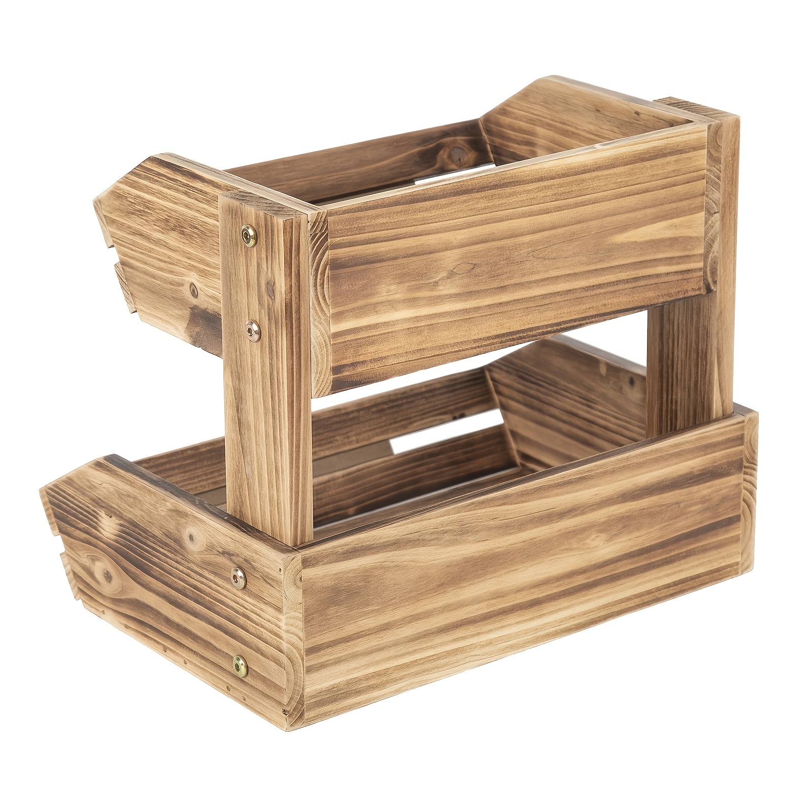 Wooden Multi-Layer Desktop Storage Rack for Miscellaneous Display