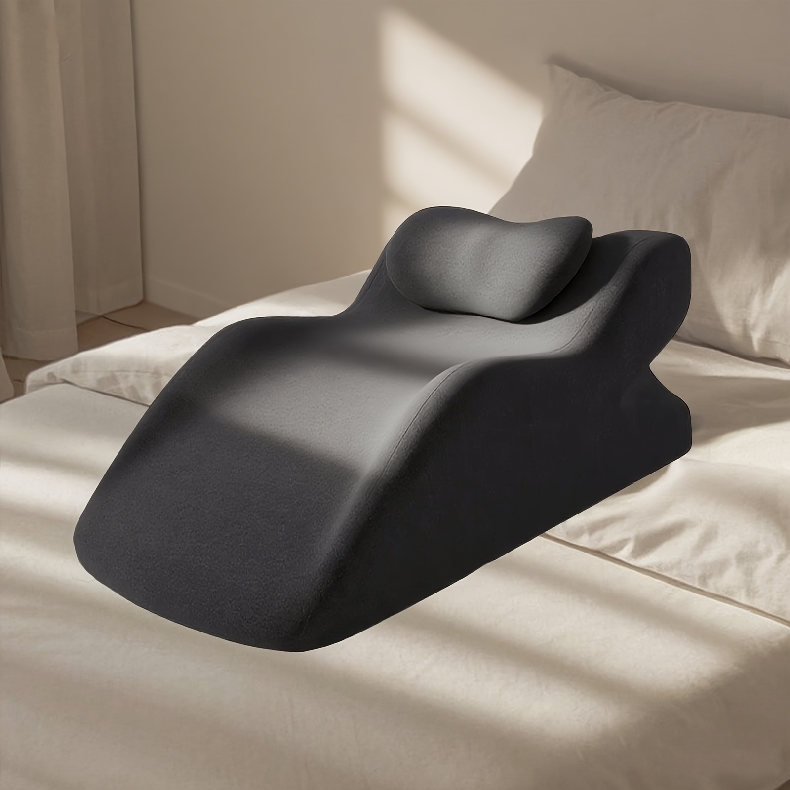 Multifunctional Lying Pillow | Black Prone Pillow | High-elastic Slow Rebound Viscose | Does Not After Prolonged Kneading | Thickened , Fits Without Pressure | Removable And Washable